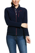 Ariat Womens Basis 2.0 Full Zip Fleece Jacket Navy