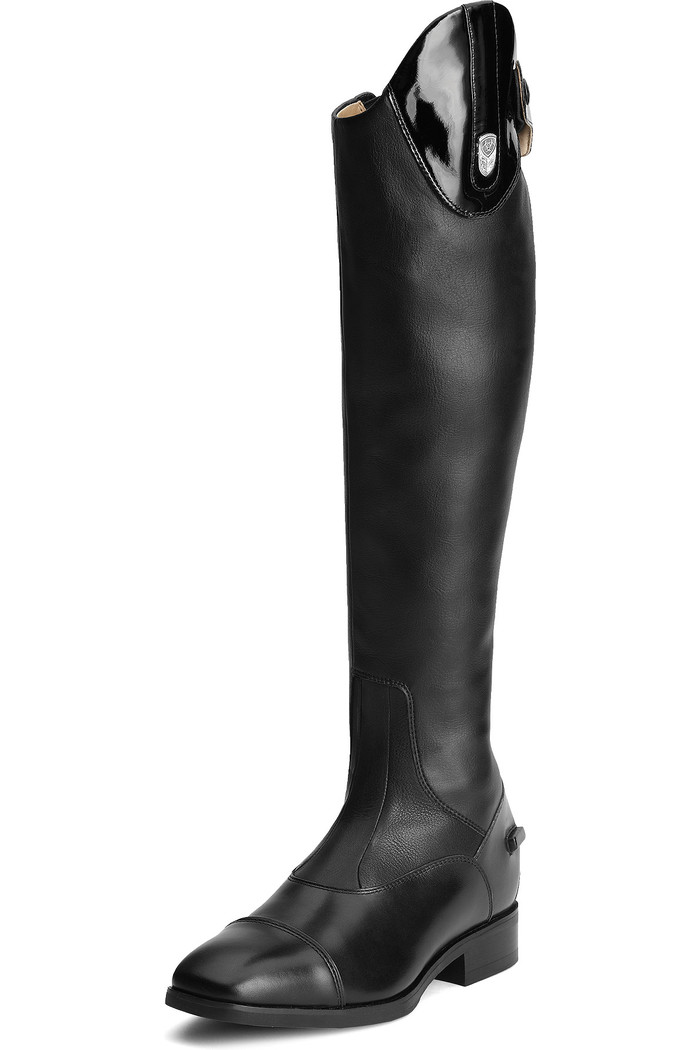 Ariat Womens Monaco Tall Stretch Zip Riding Boots Black Patent | The ...