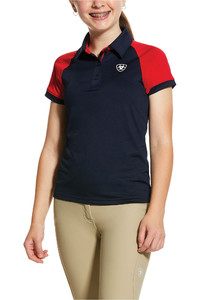 Ariat Youth Team 3.0 Polo Shirt 10030461 - Navy
