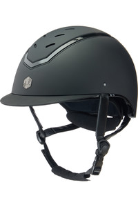 2023 Charles Owen Kylo Standard Peak Riding Helmet KYLO - Black Matte / Black Gloss