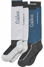 Caldene Womens Valla Technical Socks 2 Pack Grey / Navy