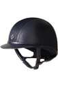 Charles Owen AYR8 Leather Look Helmet Navy