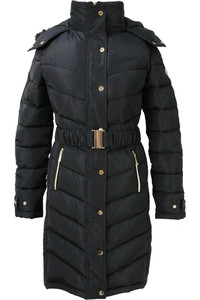 Coldstream Womens Branxton Long Quilted Coat - Black