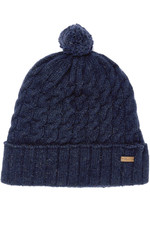 Dubarry Athboy Knited Bobble Hat Navy