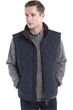 Dubarry Mens Davis Quilted Gilet Navy