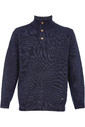 Dubarry Mens Mallon Half Zip Sweater Navy