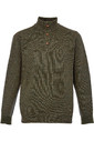 Dubarry Mens Mallon Half Zip Sweater Olive