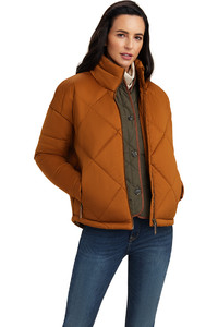 2022 Ariat Womens Adena Insulated Jacket 10041259 - Chestnut