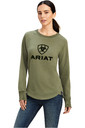 2022 Ariat Womens Benicia Sweatshirt 10041316 - Four Leaf Clover
