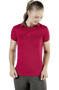 2022 HKM Womens Classico Polo Shirt 11319 - Cranberry