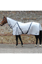 Masta Fly Rug Zing Mesh with Fixed Neck Silver
