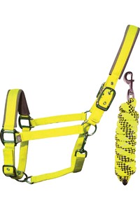 Woof Wear Head Collar & Lead Rope WS0020 - Yellow