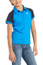 Ariat Youth Team 3.0 Short Sleeve Polo Imperial Blue 10035000