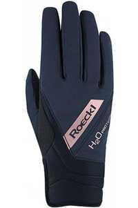 2021 Roeckl Waregem Gloves 301585 - Black / Copper