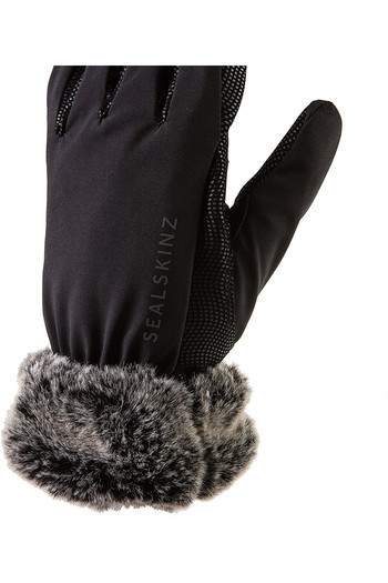 sealskinz womens sea leopard gloves