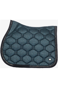 2023 PS Of Sweden Stardust Jump Saddle Pad 1110-072 - Sparkly Teal