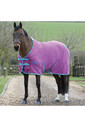 Weatherbeeta Fleece Cooler Standard Neck Purple / Yellow / Blue