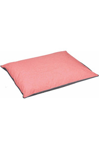 Weatherbeeta Waterproof Pillow Dog Bed - Grey / Pink