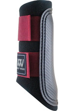 Woof Wear Club Brushing Boots - Black / Shiraz