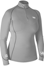 Woof Wear Womens Performance Riding Shirt - Brushed Steel