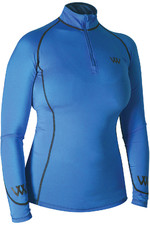 Woof Wear Womens Performance Riding Shirt Tuquoise