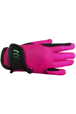 Woof Wear Young Rider Pro Gloves - Berry