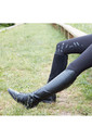 Caldene Casoria Long Riding Leather / Suede Boots Black