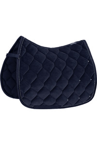 2022 Eskadron Velvet Crystal Saddle Cloth 213072 496 380 - Navy