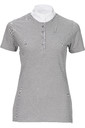 Pikeur Womens Turnier Shirt Crystal buttons - Light Grey Melange