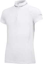 2022 Pikeur Girls Livija Competition Shirt 133700 231 010 - White