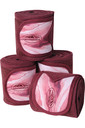 2022 Weatherbeeta Fleece Bandage 4 Pack 10015310 - Burgundy Swirl
